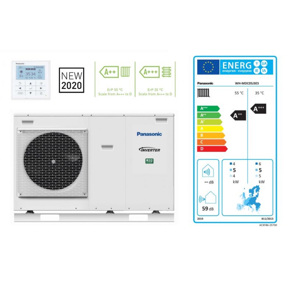 Panasonic 5kW Bi Block R32 High Perfomance